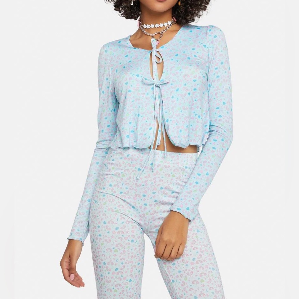 Evewear Lux Cute Kawaii Rainbow PJ Pajama set sustainable & ethical